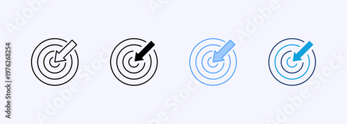 Accuracy Icon Set Multistyle Various Collection Element For Design