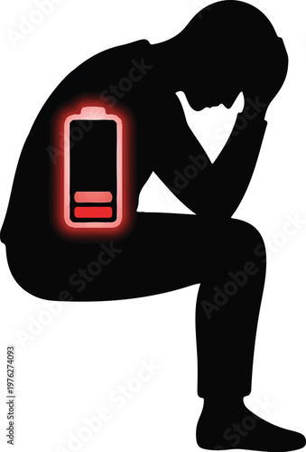 Burnout Concept Silhouette