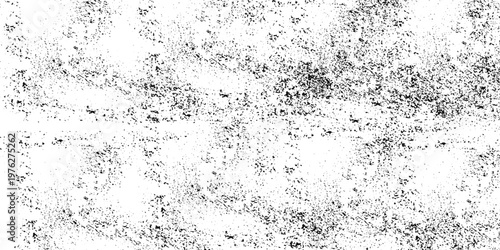 Scratch Grunge Urban Texture Background, Dust Grain Overlay, Two Tone Black and White Rough Surface, Vintage Distressed Effect, Abstract Vector Design.