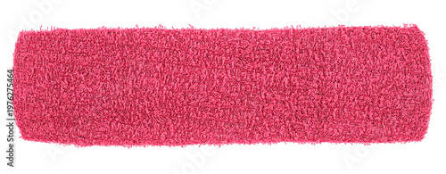 Schilderij op canvas Colored training headband isolated on a white background
