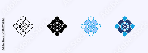 Hedging Icon Set Multistyle Various Collection Element For Design