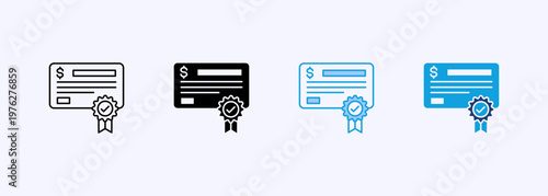 Bonds Icon Set Multistyle Various Collection Element For Design