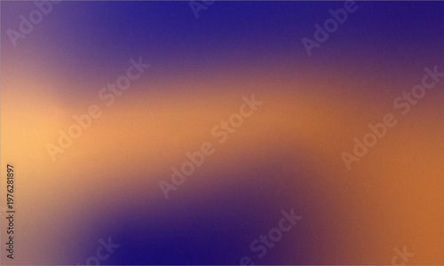 Fotografía Teal orange background, light grainy gradient, turquoise blue noise texture post