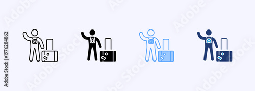 Tourism Icon Set Multistyle Various Collection Element For Design