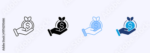 Investing Icon Set Multiple Style Various Collection Element For Design