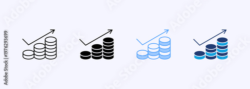 Income Icon Set Multiple Style Various Collection Element For Design