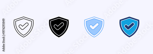 Protection Icon Set Multiple Style Various Collection Element For Design