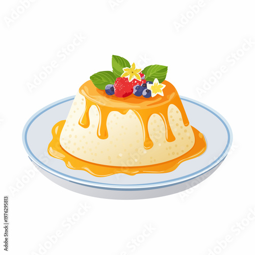 Grießbrei Dessert Art