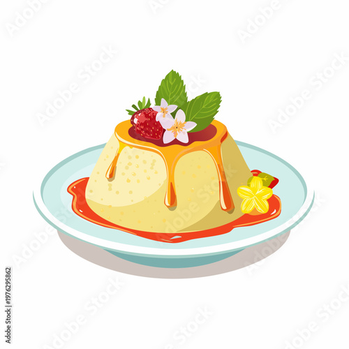 Grießbrei Dessert Art