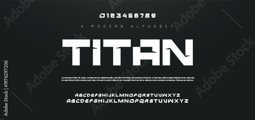 Minimal modern alphabet fonts. Typography minimalist urban digital neon future creative logo font. vector illustration