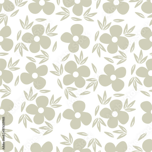 Cute pattern in small flower. Small colorful flowers. White background. Ditsy floral background. The elegant the template for fashion prints. - Vector