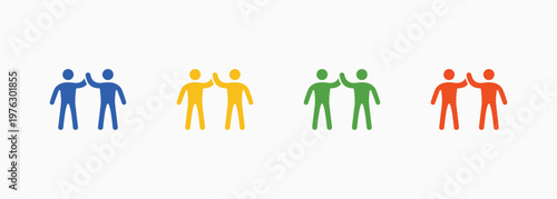 Mentorship Icon Set Color Multiple Style Collection Element For Design