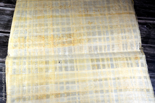 Papyrus papers, a thick, paper-like writing material created in ancient Egypt from the pith of the Cyperus papyrus plant