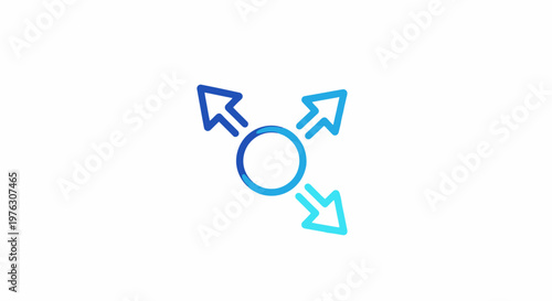 Gender Equality Symbol With Arrows.