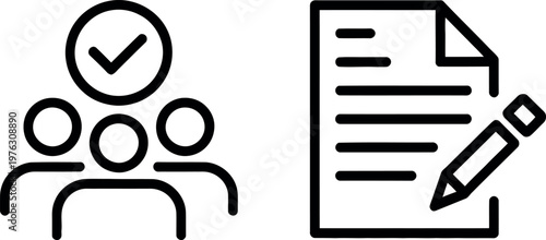 Approval and documentation process illustration