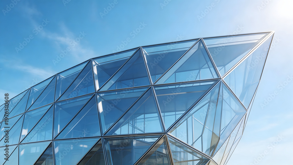 Fototapeta premium Modern glass architectural structure