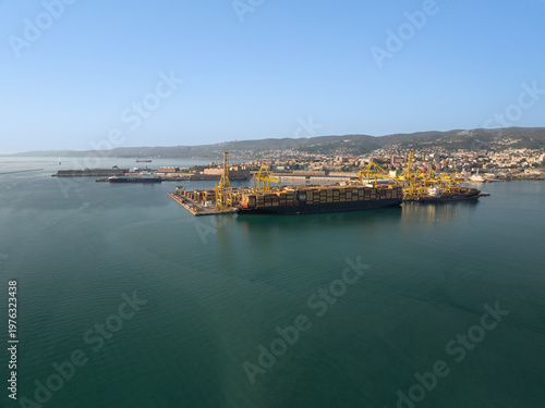 Italia , porto di Trieste 