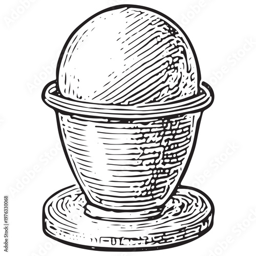 Coffee Dripper Cup Icon Pour Over Filter Brewing Device Cafe Illustration