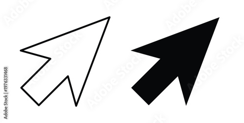 Mouse icon vector illustration logo design in clipart and strokes