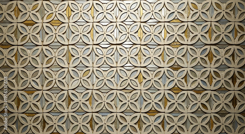 Intricate ceramic tilework a detailed view of moorish inspired architectural decoration