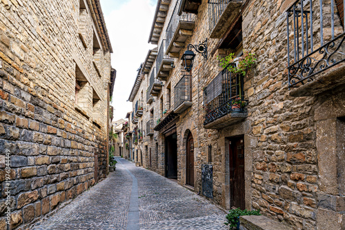 The medieval village of Ainsa in Spain belongs to the region of El Sobrarbe