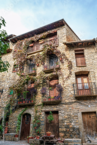The medieval village of Ainsa in Spain belongs to the region of El Sobrarbe