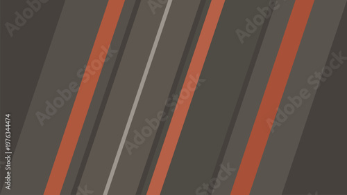 Abstract Roadways: A geometric composition of parallel lines and contrasting hues suggests the dynamic flow of traffic and the structured pathways of urban life.