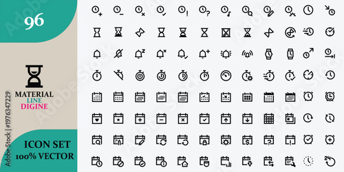 Extensive collection of vintage typography and ornamental elements for graphic design and artistic projects