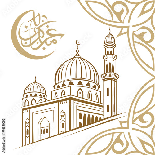 taj mahal vector illustration