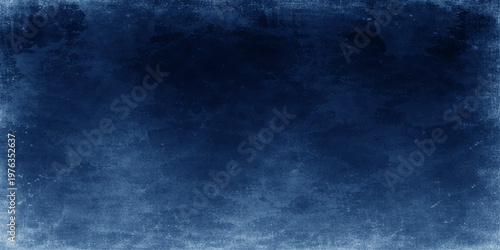 Blue grunge textured background with copy space