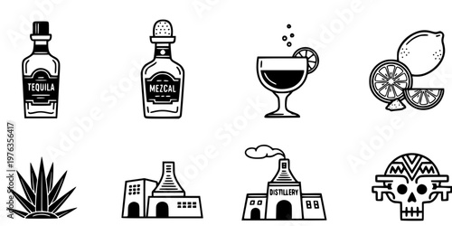 Tequila Mezcal Tasting Cup Silhouette