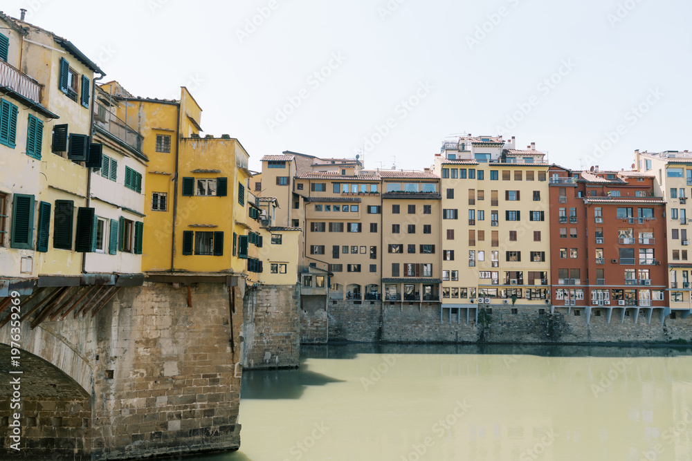 Obraz premium Picturesque Scene Of Ancient Architecture And Colorful Surroundings