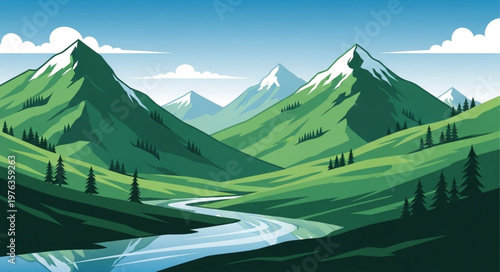 mountain road in the mountains