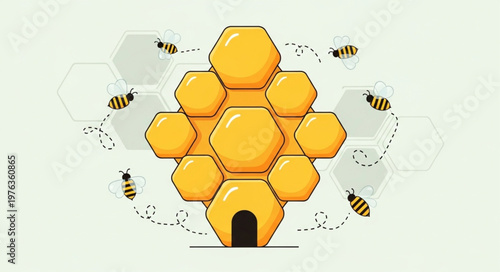 honeycomb with honey
