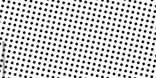 Polka dot background. Abstract wallpaper. Black and white seamless pattern. Dotted cute pattern. artistic doodle sketch tiny dots seamless surface design. design EPS 10