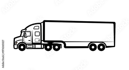 truck isolated on white