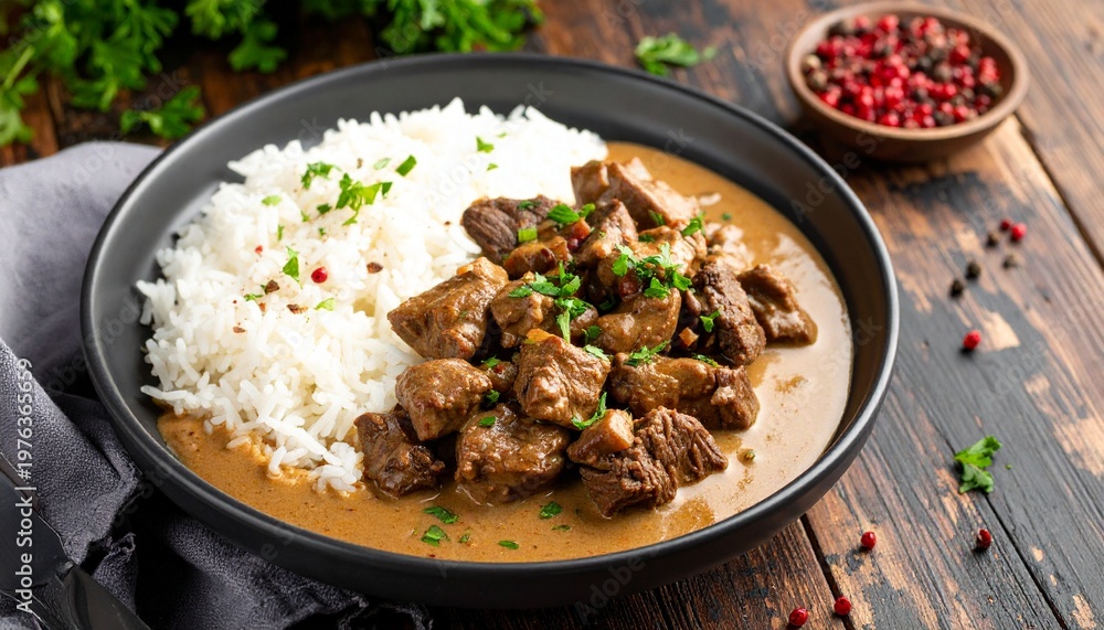 Fototapeta premium Beef Stroganoff