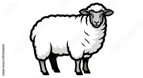 black and white sheep