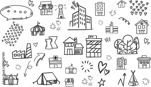 Landmark and Cityscape Horizontal Background