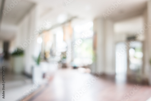 Quadro su tela Abstract blur hotel lobby