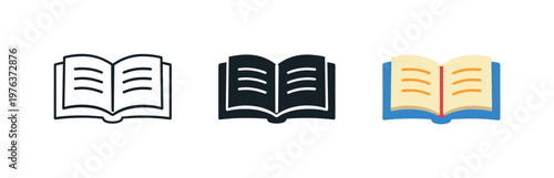 Cognitive growth concept illustrated by an open textbook with visible pages and spine viewed from above, clearly readable as a