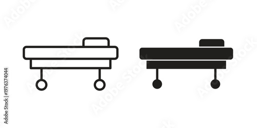 Stretcher icon set, logo vector eps10