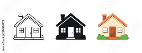 Asset protection concept illustrated by a small suburban cottage with pitched roof and front door, clearly visible as a single
