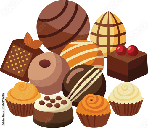 Sweet Assortment Modernist Pastries Sweet Delights