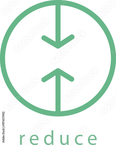 5R Zero Waste Icon  Vector Refuse Reduce Reuse Recycle Rot Green