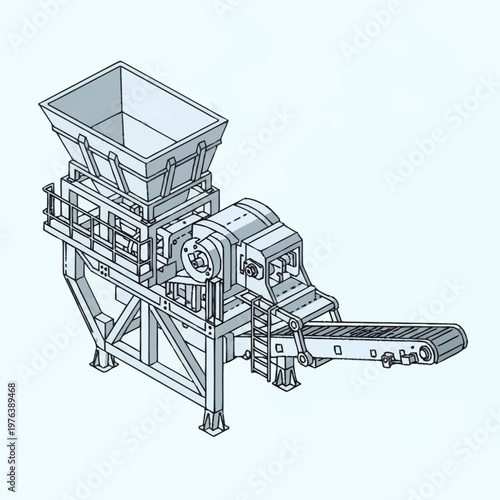 Industrial Machine Crusher Equipment.