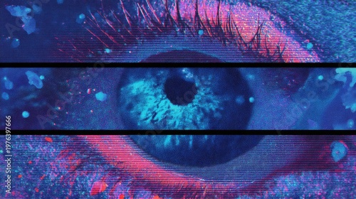 Cyborg Eye in the Nebula