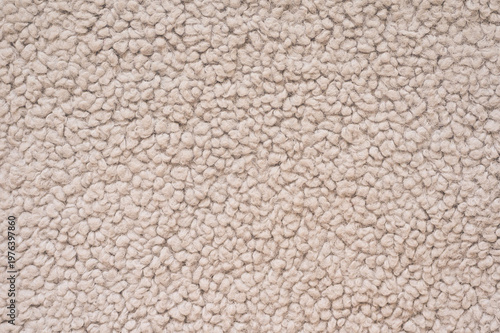 teddy bear faux fur coat - fabric texture