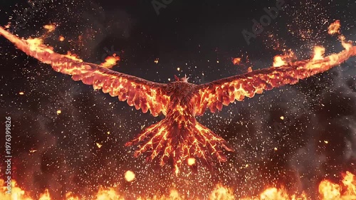 Ultra Realistic Phoenix Rising from Flames – Epic Cinematic HD Fantasy Video