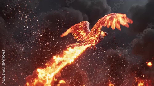 Ultra Realistic Phoenix Rising from Flames – Epic Cinematic HD Fantasy Video